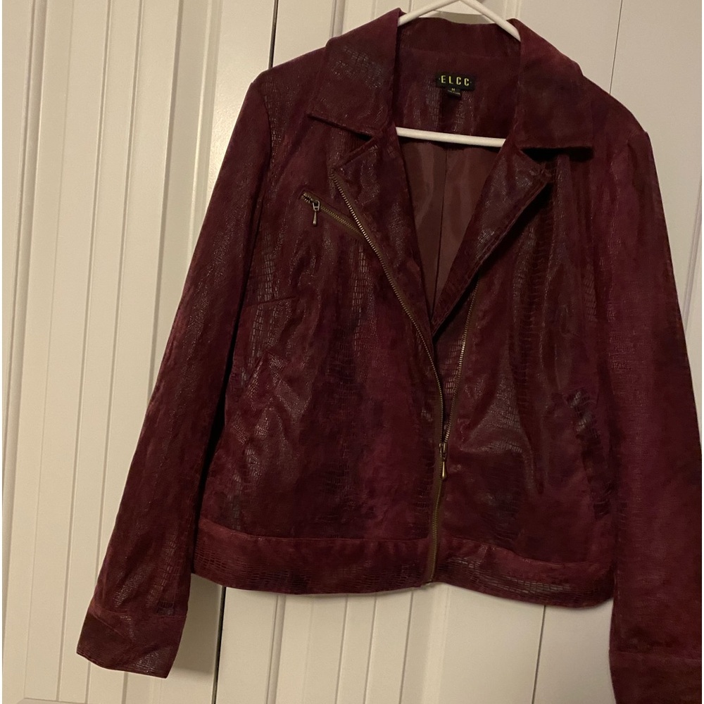 ELCC faux snakeskin jacket/blazer